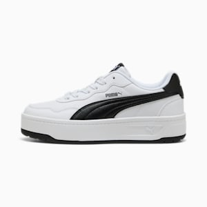Tenis Court Lally Skye para mujer, PUMA White-PUMA Black, extralarge