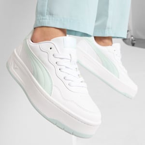 Sneakers Court Lally Skye Femme, PUMA White-Peaceful Blue, extralarge