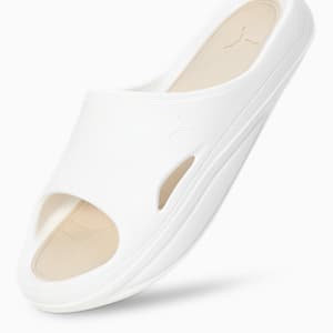 Lithen Injex Men's Slides, Warm White-Putty, extralarge-IND
