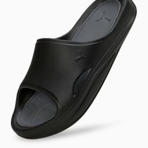 Lithen Injex Men's Slides, PUMA Black-Cool Dark Gray, extralarge-IND
