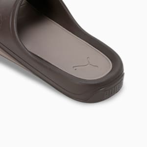 Lithen Injex Men's Slides, Chocolate-Totally Taupe, extralarge-IND