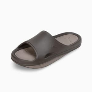 Lithen Injex Men's Slides, Chocolate-Totally Taupe, extralarge-IND