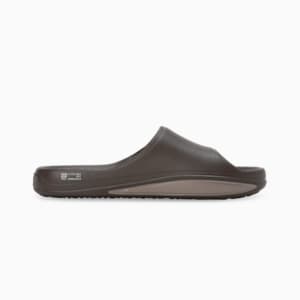 Lithen Injex Men's Slides, Chocolate-Totally Taupe, extralarge-IND