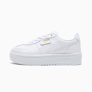 Palermo Elevata Leather Sneakers Women, PUMA White, large-GBR