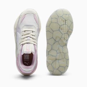 Zapatillas RS-X LNDSCP Altiplano para mujer, Warm White-Spring Lavender-Sedate Gray, extralarge