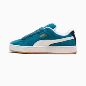 Sneakers en daim de niveau XL, Cold Green-Frosted Ivory-PUMA Black, extralarge