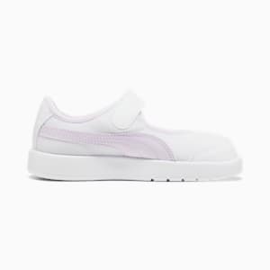 ガールズ コートフレックス V3 LINA スニーカー 17-21cm, PUMA White-Lilac Frost, extralarge-JPN