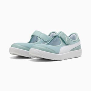 ガールズ コートフレックス V3 LINA スニーカー 17-21cm, Modern Mint-PUMA White, extralarge-JPN