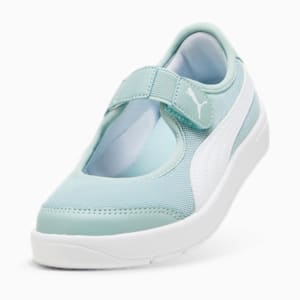 ガールズ コートフレックス V3 LINA スニーカー 17-21cm, Modern Mint-PUMA White, extralarge-JPN