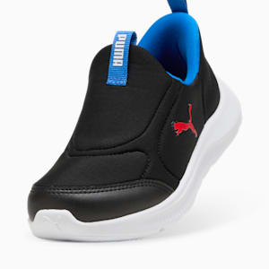 キッズ プーマ ファン レーサー 2 イーズイン スニーカー 17-21cm, PUMA Black-For All Time Red, extralarge-JPN