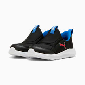ベビー プーマ ファン レーサー 2 イーズイン スニーカー 12-16cm, PUMA Black-For All Time Red, extralarge-JPN
