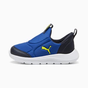 ベビー プーマ ファン レーサー 2 イーズイン スニーカー 12-16cm, Vivid Blue-Lemon Sherbert, extralarge-JPN
