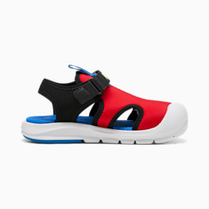 キッズ プーマ ファン レーサー サンダル 17-21cm, For All Time Red-Lemon Sherbert-PUMA Black, extralarge-JPN