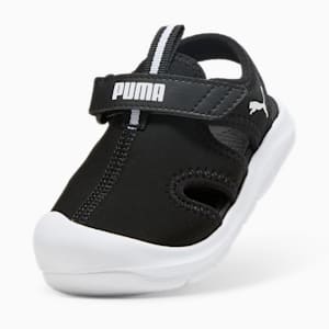 ベビー プーマ ファン レーサー サンダル 12-16.5cm, PUMA Black-PUMA White, extralarge-JPN