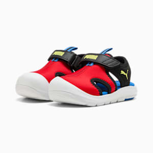 ベビー プーマ ファン レーサー サンダル 12-16.5cm, For All Time Red-Lemon Sherbert-PUMA Black, extralarge-JPN