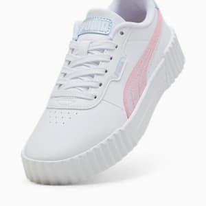 Carina 3.0 Blurry Dreams Big Kids' Sneakers, PUMA White-Rose Mauve-Cool Weather, extralarge