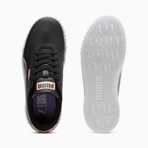 Carina 3.0 Blurry Dreams Big Kids' Sneakers, PUMA Black-Lavender Alert-Pink Fruit, extralarge