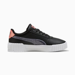 Carina 3.0 Blurry Dreams Big Kids' Sneakers, PUMA Black-Lavender Alert-Pink Fruit, extralarge