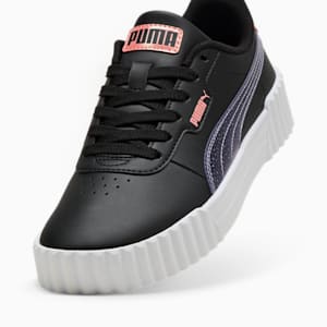 Carina 3.0 Blurry Dreams Big Kids' Sneakers, PUMA Black-Lavender Alert-Pink Fruit, extralarge
