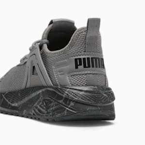 Pacer 23 Marble Big Kids' Sneakers, Cool Dark Gray-PUMA Black-For All Time Red, extralarge