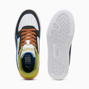 Caven 2.0 Starblitz Big Kids' Sneakers, PUMA White-Sea Kelp-Orange Glo, extralarge