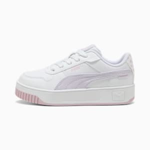 Tenis para niños Carina Street Beach Florals, PUMA White-Lilac Frost-Rose Mauve, extralarge