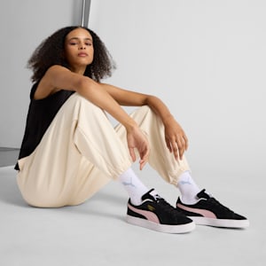 Espadrilles Suede Classic, femme, PUMA Black-Rose Mauve, extralarge