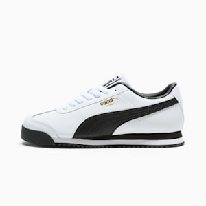 Tenis para mujer Roma 24 Standard, PUMA White-PUMA Black-Puma Team Gold, extralarge