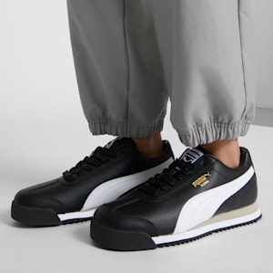 Tenis para mujer Roma 24 Standard, PUMA Black-PUMA White-Smokey Gray, extralarge