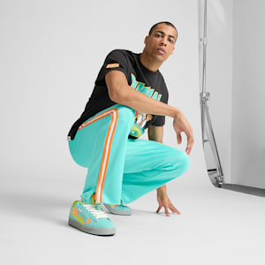 PUMA x SCOOBY-DOO Suede XL Men's Sneakers, Lime Smash-Aquatic-Heat Fire, extralarge