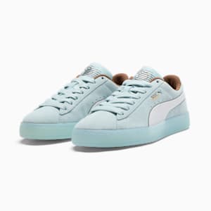 Tenis de mujer Suede NYC Long Run, Frosted Dew-PUMA White-Haute Coffee-PUMA Silver, extralarge