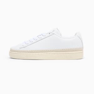 Tenis Basket Trim Seaside Drills, PUMA White-Alpine Snow-PUMA Gold, extralarge