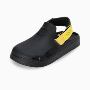 Shibui Youth Clogs, PUMA Black-Speed Yellow, extralarge-IND