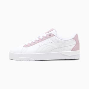 Tenis juvenil Beach Florals Jada Classic, PUMA White-Lilac Frost-Rose Mauve, extralarge