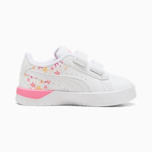 Jada Classic Funky Flowers Sneakers Toddler, PUMA White-Magic Rose-Almost Apricot, extralarge
