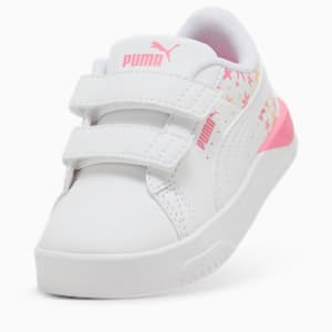 Jada Classic Funky Flowers Sneakers Toddler, PUMA White-Magic Rose-Almost Apricot, extralarge
