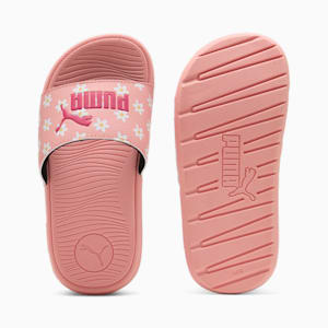 Cool Cat 2.0 Daisies Little Kids' Slides, Pink Fruit-PUMA Pink-PUMA White-Almost Apricot, extralarge