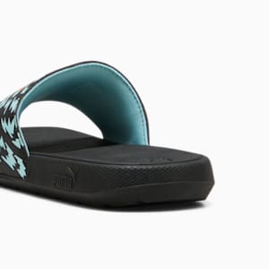 Sandalias Cool Cat 2.0 Poised 2 Race para niños, PUMA Black-Orange Glo-Safe Lake, extralarge