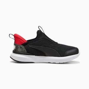 キッズ クルーズ プロフォーム イーズイン カモ スニーカー 17-21cm, PUMA Black-For All Time Red, extralarge-JPN