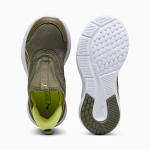 キッズ クルーズ プロフォーム イーズイン カモ スニーカー 17-21cm, Loden Green-Lemon Sherbert, extralarge-JPN