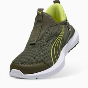 キッズ クルーズ プロフォーム イーズイン カモ スニーカー 17-21cm, Loden Green-Lemon Sherbert, extralarge-JPN