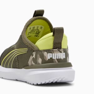 ベビー クルーズ イーズイン カモ スニーカー 12-16cm, Loden Green-Lemon Sherbert, extralarge-JPN
