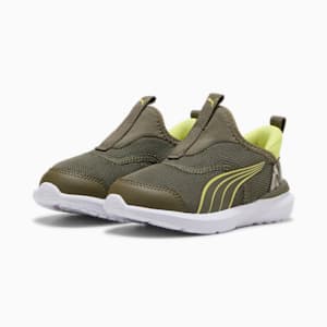 ベビー クルーズ イーズイン カモ スニーカー 12-16cm, Loden Green-Lemon Sherbert, extralarge-JPN