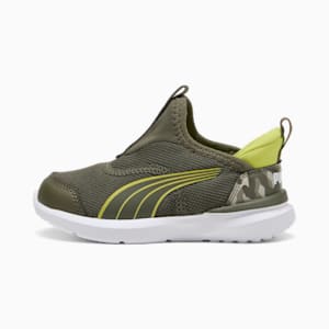 ベビー クルーズ イーズイン カモ スニーカー 12-16cm, Loden Green-Lemon Sherbert, extralarge-JPN