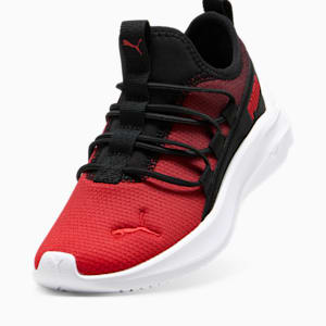SOFTRIDE One4All Slip On Gradient Little Kids' Running Shoes, PUMA Black-For All Time Red-PUMA White, extralarge