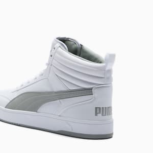 PUMA Dribble Mid Men's Sneakers, PUMA White-Smokey Gray, extralarge