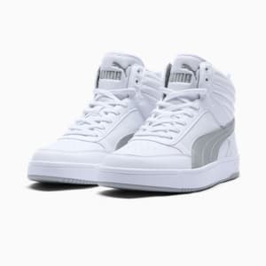 Sneakers PUMA Dribble montantes Homme, PUMA White-Smokey Gray, extralarge