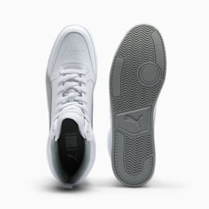PUMA Dribble Mid Men's Sneakers, PUMA White-Smokey Gray, extralarge