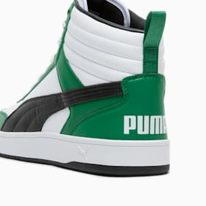Zapatillas PUMA Dribble Mid, hombre, PUMA White-PUMA Black-Archive Green, extralarge