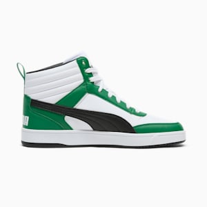 PUMA Dribble Mid Men's Sneakers, PUMA White-PUMA Black-Archive Green, extralarge